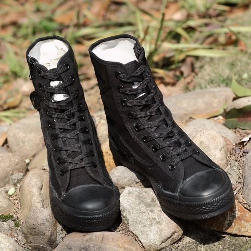 Boots militaires en toile - dérapage Ref 1400185