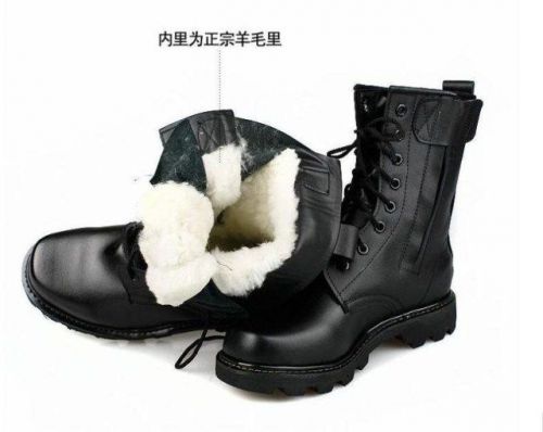 Boots militaires pour homme en cuir - porter Ref 1400282