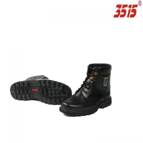 Boots militaires pour homme en cuir de vache fendu - amortissement Ref 1400373