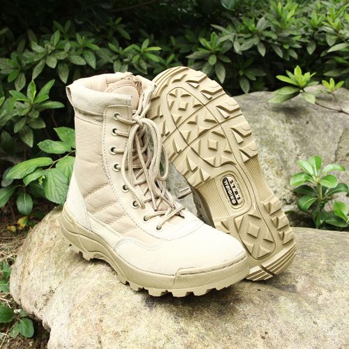 Boots militaires pour homme en cuir - porter Ref 1400400