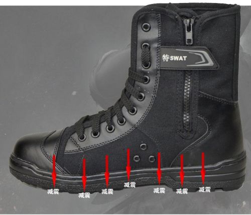 Boots militaires en pu + mesh - porter Ref 1400402