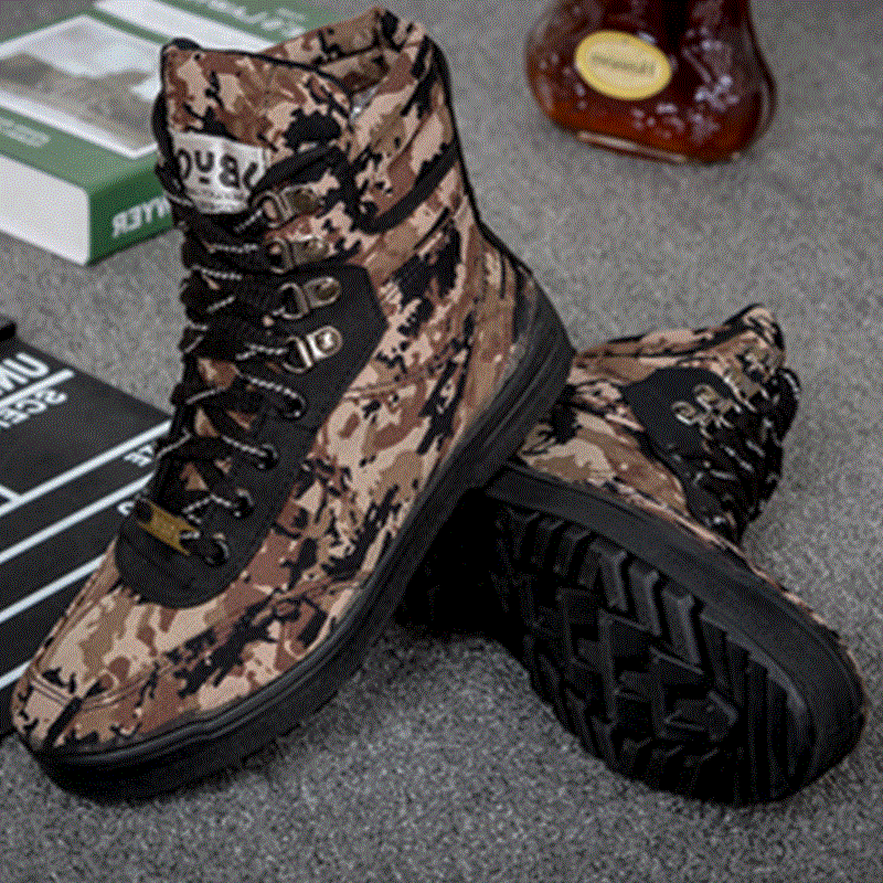 Boots militaires en toile - porter Ref 1400418