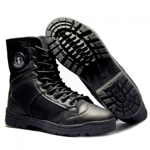 Boots militaires pour homme en Nylon + cuir - dérapage Ref 1400467