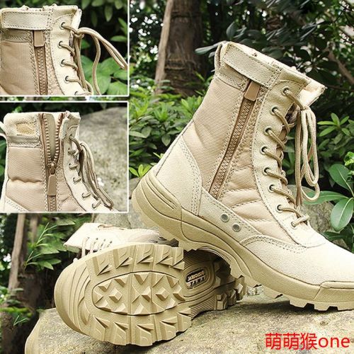 Boots militaires pour homme S.ARCHON en cuir - porter Ref 1400537