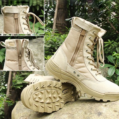 Boots militaires pour homme S.ARCHON en cuir - porter Ref 1400598