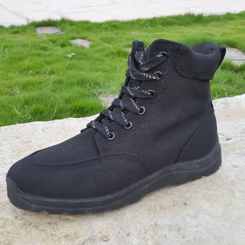 Boots militaires pour homme en toile - Ref 1400679