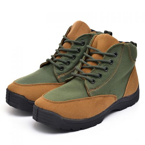 Boots militaires pour homme en toile - Ref 1400684