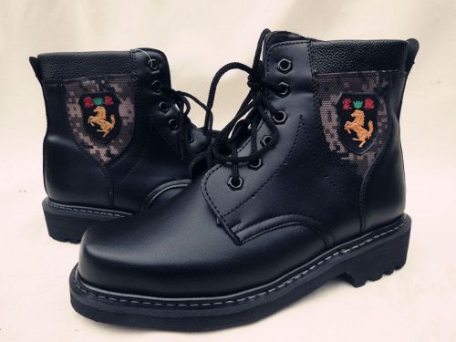 Boots militaires pour homme en cuir de vache fendu - porter Ref 1400726