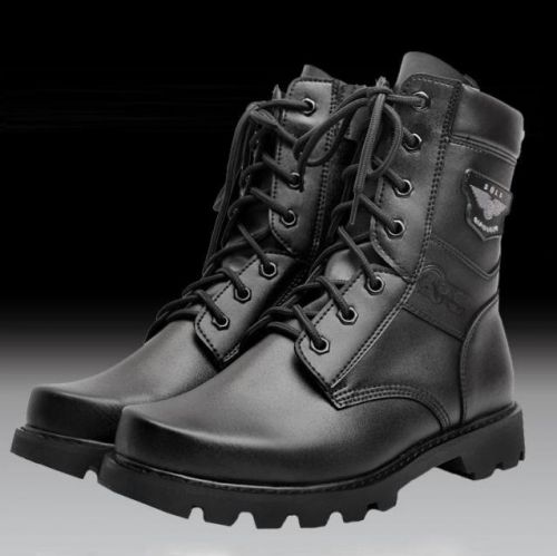 Boots militaires pour homme en cuir - dérapage Ref 1400763