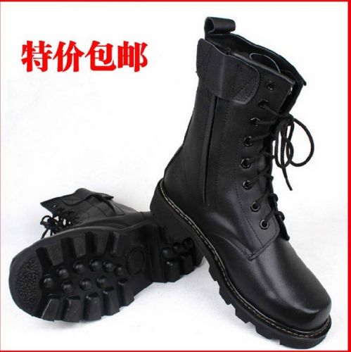 Boots militaires pour homme en cuir de vache fendu - porter Ref 1400785