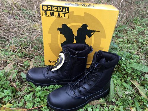 Boots militaires pour homme SWAT en cuir - Ref 1400850