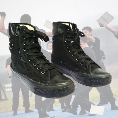 Boots militaires pour homme en toile - Ref 1401054