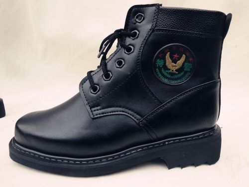 Boots militaires pour homme en cuir - dérapage Ref 1401058