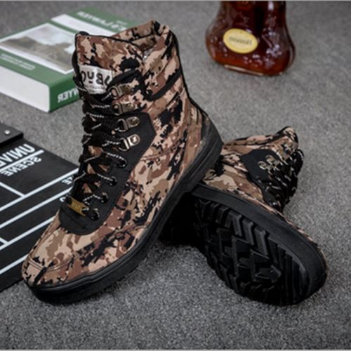 Boots militaires en toile - porter Ref 1401562
