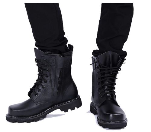 Boots militaires pour homme en cuir - choc Ref 1401571