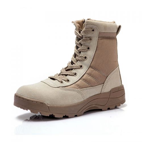 Boots militaires pour homme en cuir de vache fendu - amortissement Ref 1401577