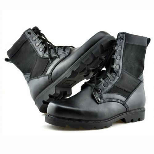 Boots militaires en cuir - amortissement Ref 1401700