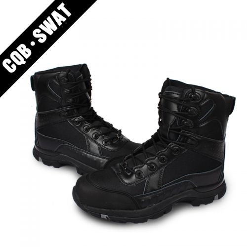 Boots militaires pour homme en cuir - porter Ref 1401758