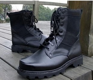 Boots militaires pour homme en cuir - porter Ref 1401785