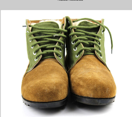 Boots militaires pour homme en Anti-fourrure - chaud Ref 1401796