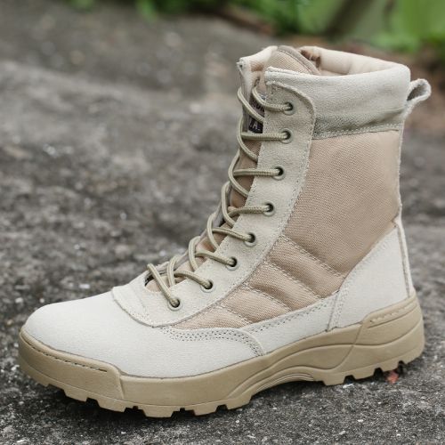 Boots militaires pour homme S.ARCHON en cuir - porter Ref 1401844
