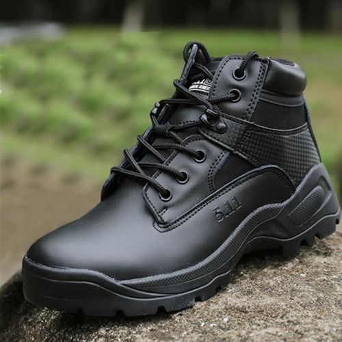 Boots militaires pour homme en cuir - amortissement Ref 1401944