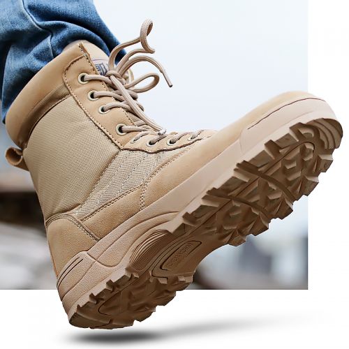 Boots militaires pour homme en cuir - amortissement Ref 1402026