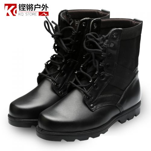 Boots militaires en cuir - porter Ref 1402028