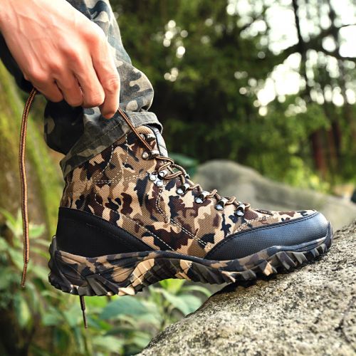 Boots militaires pour homme en Nylon + cuir - porter Ref 1402039