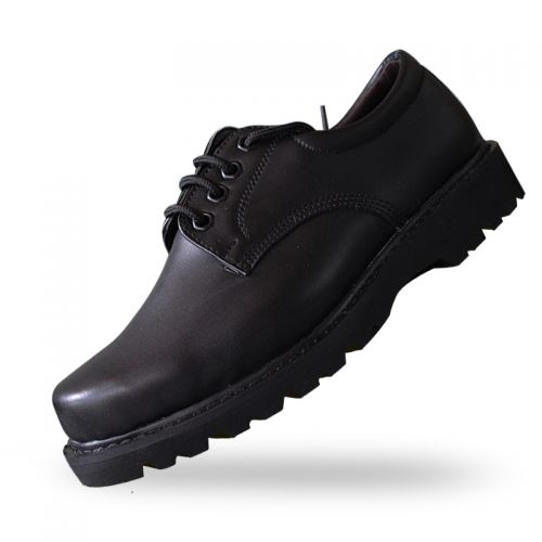 Boots militaires pour homme en cuir de vache fendu - Ref 1402184