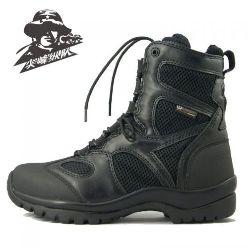 Boots militaires BLACKHAWK en cuir de vache fendu - respirant Ref 1402193