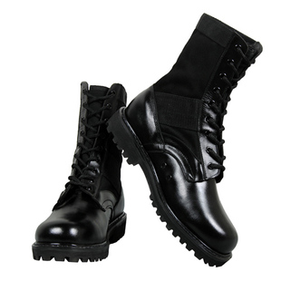Boots militaires pour homme en Nylon + cuir - dérapage Ref 1402287
