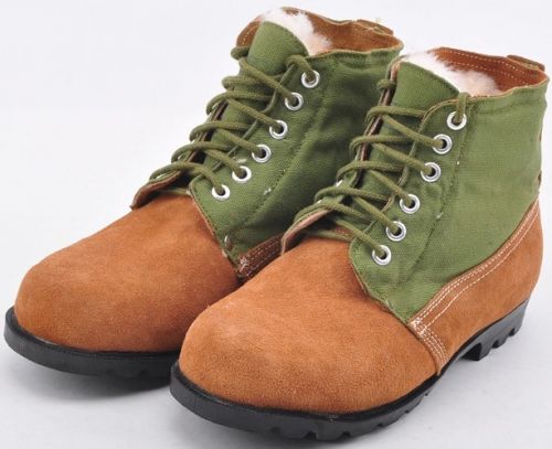 Boots militaires pour Lovers ENJOY en cuir - dérapage Ref 1402383