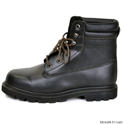Boots militaires pour homme en cuir - Ref 1402420