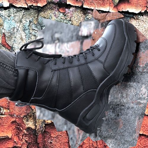 Boots militaires pour homme en Nylon + cuir - porter Ref 1402469