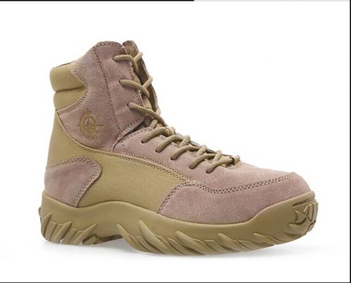 Boots militaires pour homme C.Q.B en cuir - porter Ref 1402661