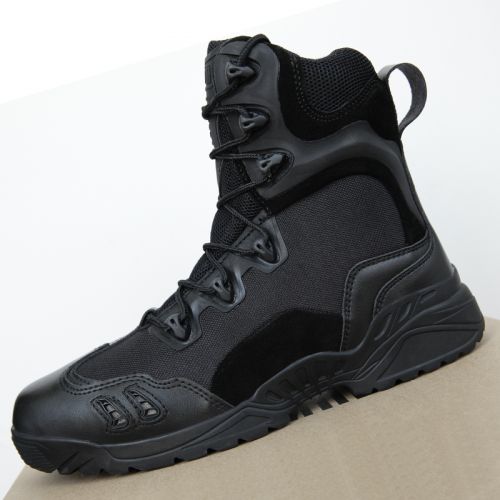 Boots militaires pour homme Première couche en cuir - porter Ref 1402695