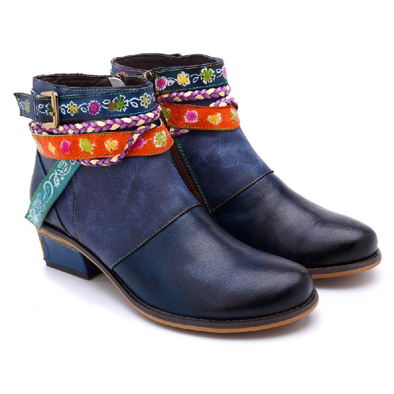 Bottes femme en En cuir - Ref 3354340