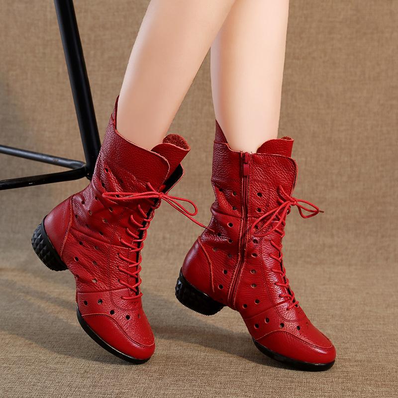 Bottes femme JUN HYUN en En cuir - Ref 3354367