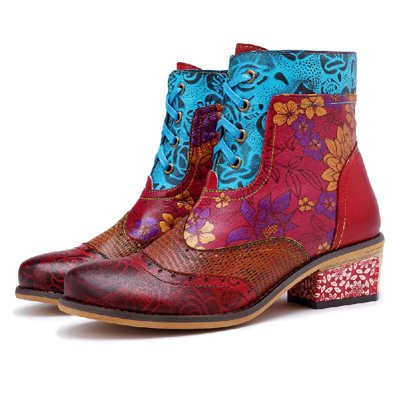 Bottes femme en En cuir - Ref 3354387