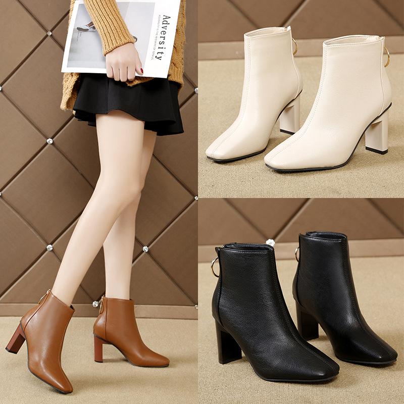 Bottes femme en PU artificiel - Ref 3354396