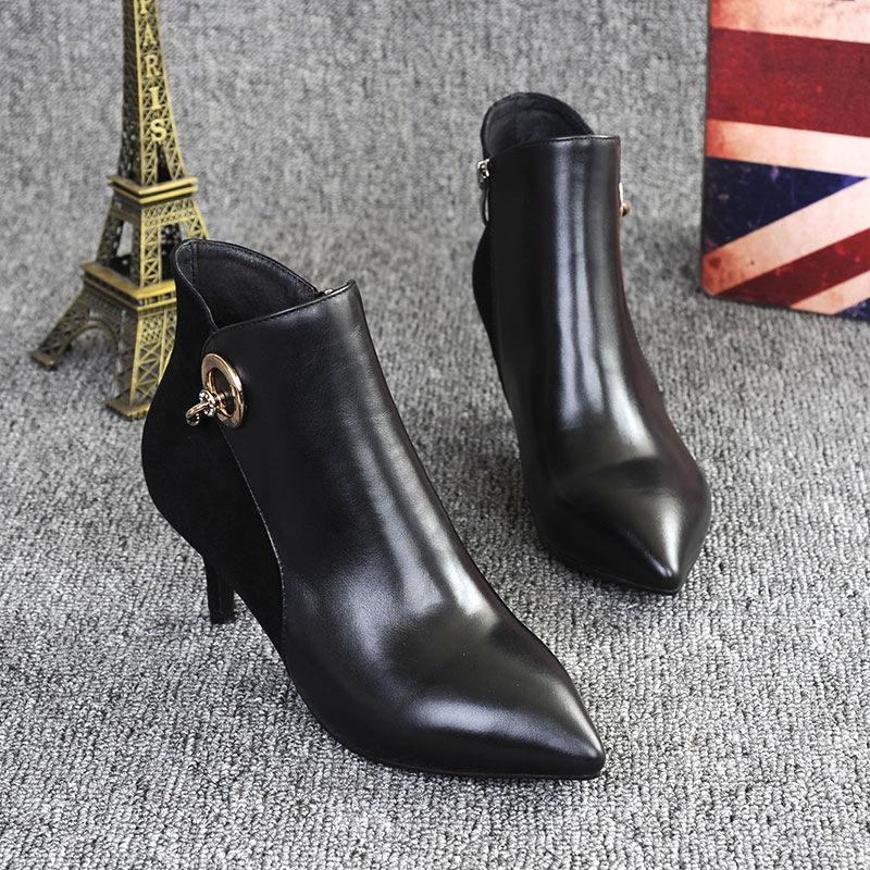 Bottes femme en En cuir - Ref 3354426