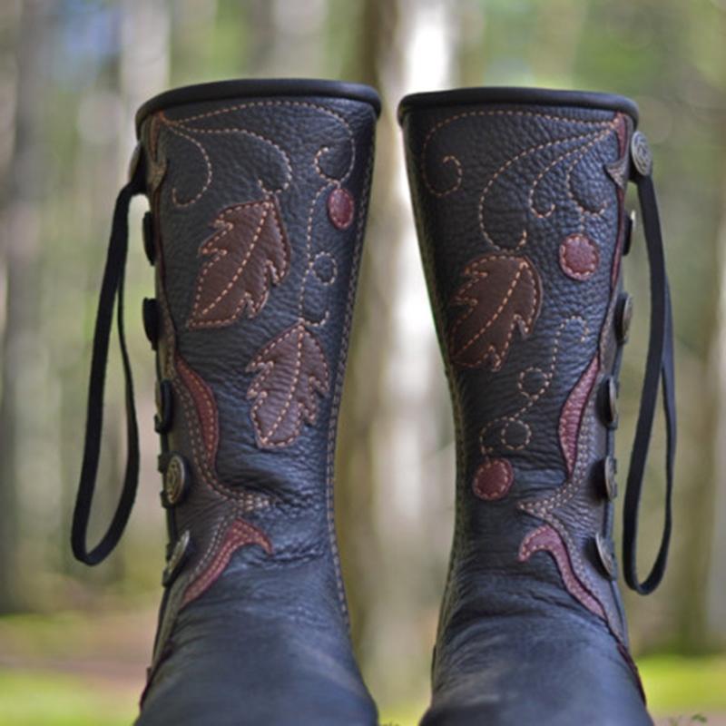 Bottes femme en PU artificiel - Ref 3354432