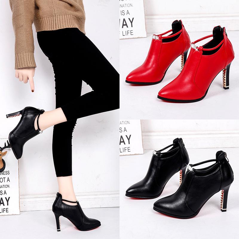 Bottes femme en PU artificiel - Ref 3354459