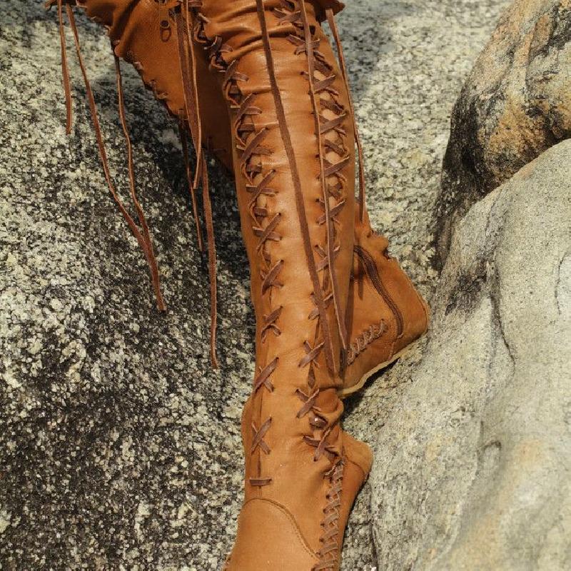 Bottes femme en PU artificiel - Ref 3354475