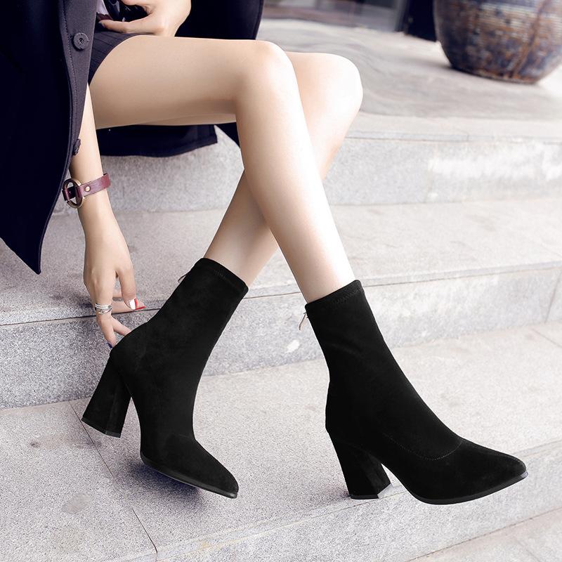 Bottes femme en Daim - Ref 3354493