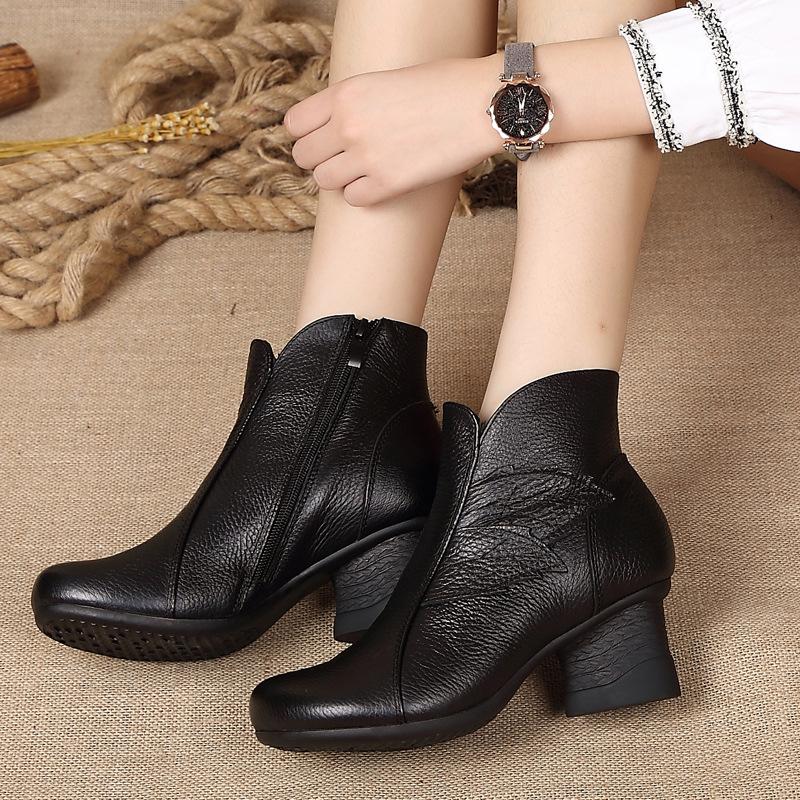 Bottes femme en En cuir - Ref 3354495