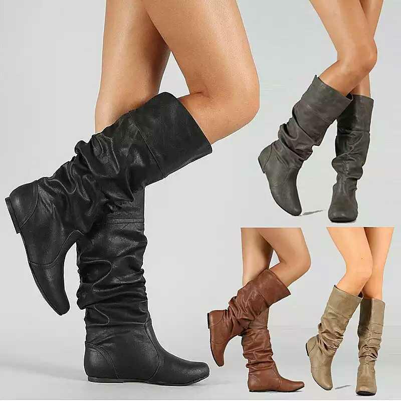 Bottes femme en PU artificiel - Ref 3354502