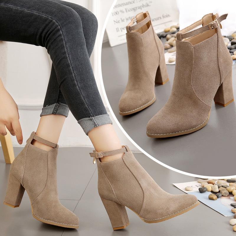 Bottes femme en Daim - Ref 3354519