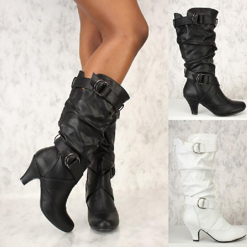 Bottes femme en PU artificiel - Ref 3354522